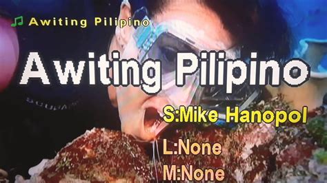 Awiting Pilipino Karaoke Yhan Sing😘 Youtube