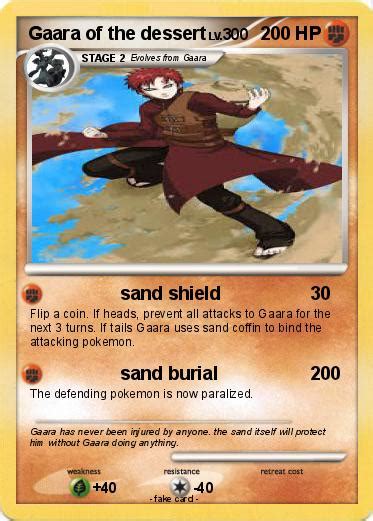 Pokémon Gaara Of The Dessert Sand Shield My Pokemon Card