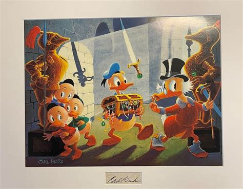 Carl Barks Print With Signature Insert The Old Castle S Catawiki