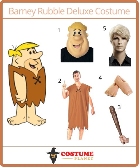 Barney Rubble Costume A Magical Look With Barney Rubble