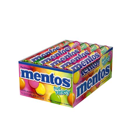 Mentos Candy Rolls Fruit 15 Piece Box Atelier Yuwaciaojp