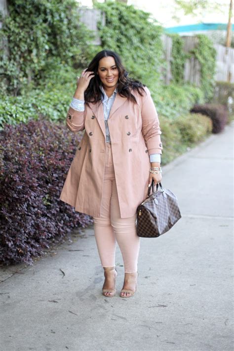 Blush Trench Coat 3 Ways Beauticurve Plus Size Outfits Plus Size