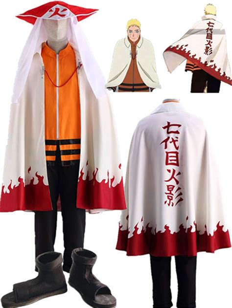 Youyi Us Size Anime Seventh Hokage Cosplay Costume Halloween Full Suit Amazon Ca Clothing