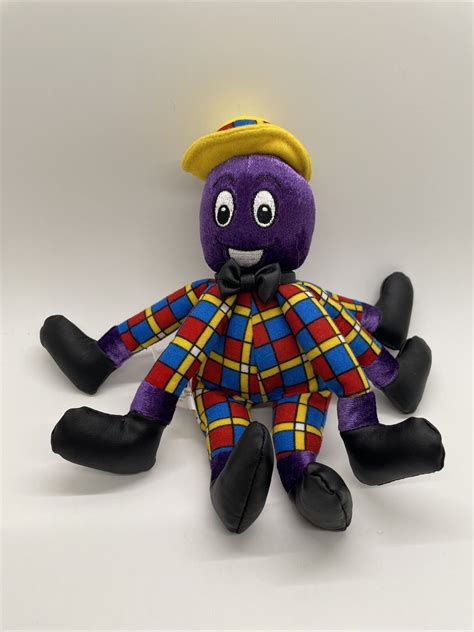 2003 Wiggles Henry The Octopus 8 Beanbag Plush Doll Spin Master Toy