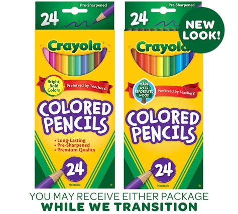 Crayola Colored Pencils Set 24 Count Crayola