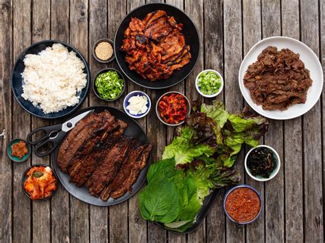 Find a korean bbq restaurant that serves side dishes like noodles or bibimbap too. Korean BBQ | Belfast Cookery School | Cooking lessons Belfast
