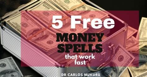 Money Spells That Work Fast With Very Simple Steps To Follow