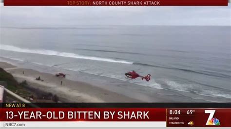 Rescuers Aid California Teen Bitten By Shark Near San Diego The