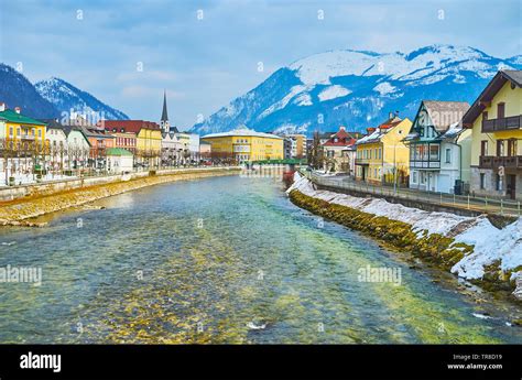 The Old Town Stretches Along The Both Banks Of Traun River And Boasts