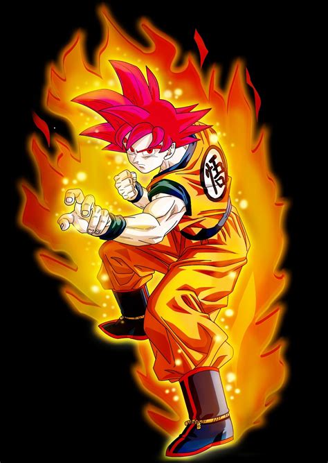 Image Goku God Super Saiyn Deus Siayajin Dragon Ball Z Battle Og Gods