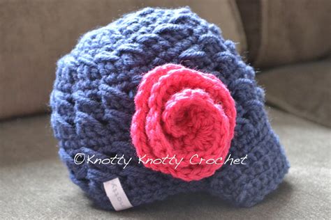 Knotty Knotty Crochet Newborn Newsboy Hat Free Pattern