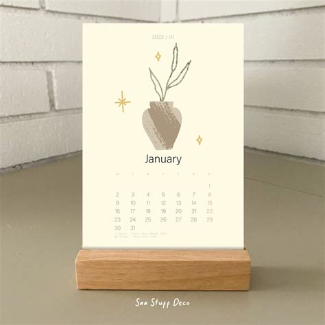 Jual Kalender 2023 Kalender Aesthetic Kalender Poster Dinding Kalender Meja Kalender