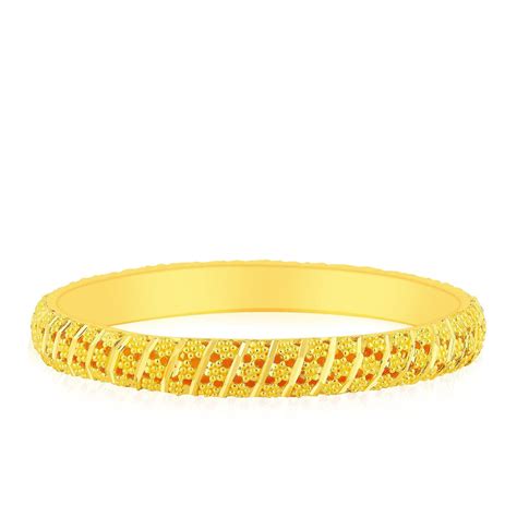 Buy Malabar Gold Bangle Nzb0074 For Women Online Malabar Gold And Diamonds