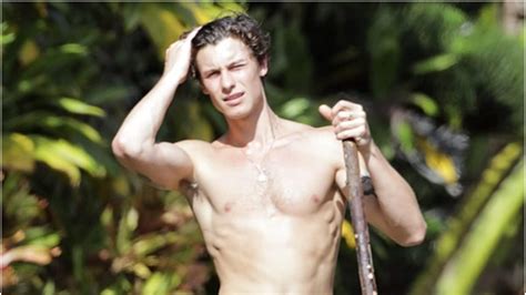 Shawn Mendes Flaunts His Flashboard Abs Toned Physique During A Shirtless Stroll In Hawaii