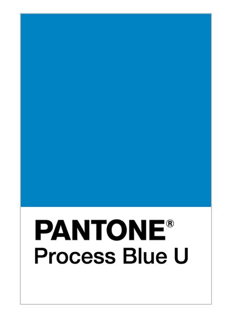 Pantone Process Blue U