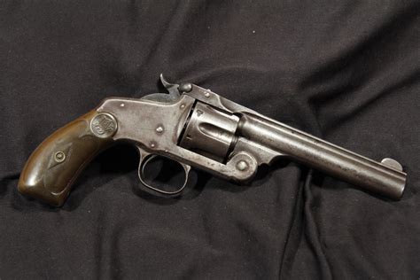Smith And Wesson New Model No 3 Sandw 3 44 Russian Single Action Revolver