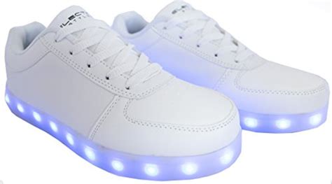 Electric Styles Led Shoes Light Up Glow Sneakers White 10 Men 12