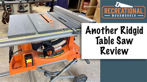Ridgid R4513 Portable Table Saw Five Minute Tool Reviews Youtube