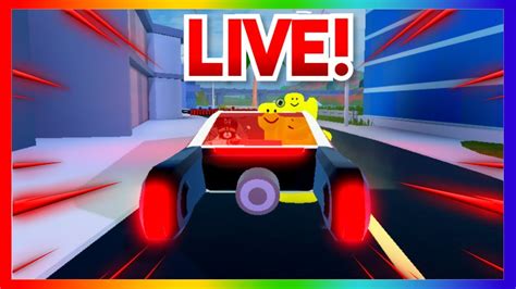 Live Roblox Jailbreak Blade Car And Robberies Youtube