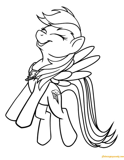 Joy Of Rainbow Dash Coloring Pages Rainbow Dash Coloring Pages Páginas Para Colorear Para