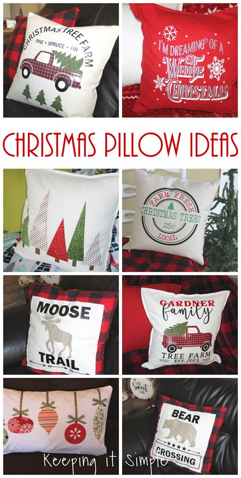 236 x 335 jpeg 16 кб. Christmas Pillow Ideas with SVG Cut Files • Keeping it Simple