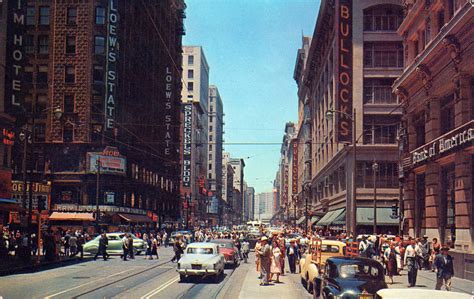 Call or come by today! seventh and broadway downtown los angeles CA 1950's | Flickr