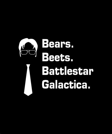 Bears Beets Battlestar Galactica Tuxedo Digital Art By Cooper Clunies