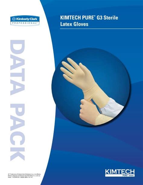 KIMTECH PURE G3 Sterile Latex Gloves Data Pack