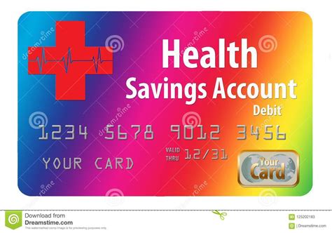 How to activate your hsa debit card. Health Savings Account Debit Card Stock Illustration - Illustration of refunds, backgroundf ...