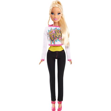 Barbie 28 Doll Fashion Tee With Denim