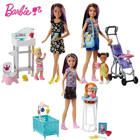 Original Genuine Barbie Doll Baby Nursery 3 Style T Set Barbie Take