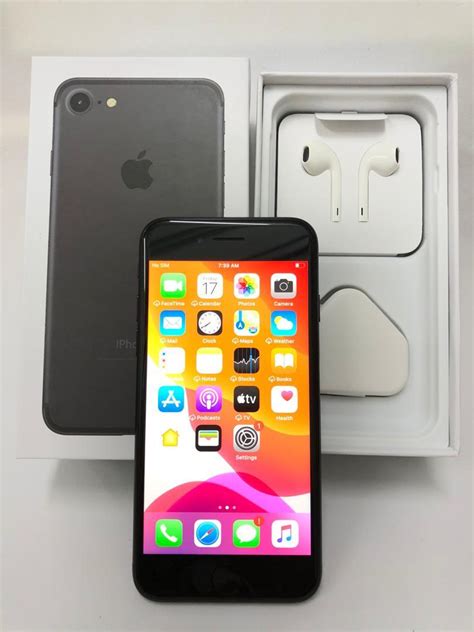 Great savings & free delivery / collection on many items. APPLE IPHONE 7 128GB MATTE BLACK - SECOND HAND PHONE ...