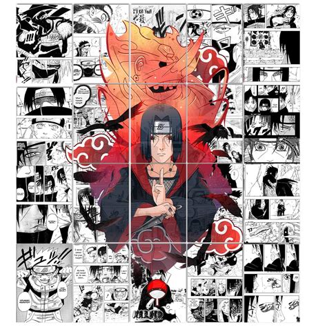 Buy Redcloud Naruto Anime Manga Wall Set Of 20 For Bedroom With