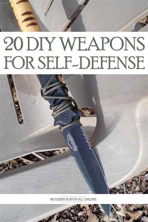 20 Diy Weapons For Self Defense Modern Survival Online