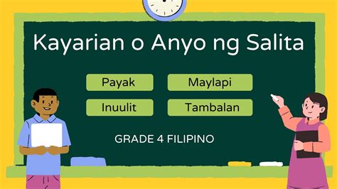Payak Maylapi Inuulit Tambalan Kayarian O Anyo Ng Salita Grade 4