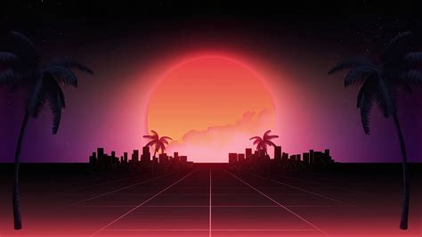 Retro Wave 4k Ultra Hd Wallpaper Background Image 3840x2160 Id Hot Sex Picture