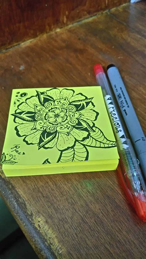 Cool Sticky Note Drawings Vincenzo Scarborough