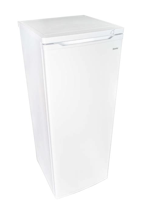 danby 6 0 cu ft upright freezer in white dufm060b1wdb danby usa