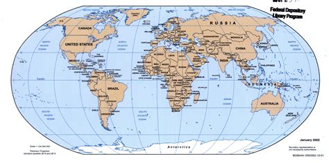 Mapa Grande Política Detallada Del Mundo 2001 Mundo Mapas Del Mundo