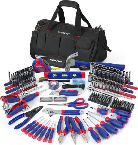 Workpro W009037a 322 Piece Home Repair Hand Tool Kit Basic Household