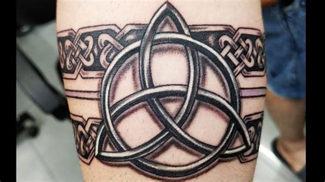Celtic Band Tattoo In 3d With Holy Trinity Symbol Xpose Tattoos Youtube