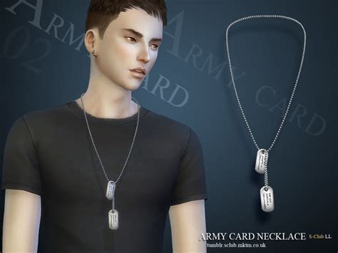 Necklace M02 By S Club Ll At Tsr Sims 4 Updates