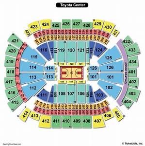 Toyota Center Seating Chart Seating Charts Toyota Center Center Chart