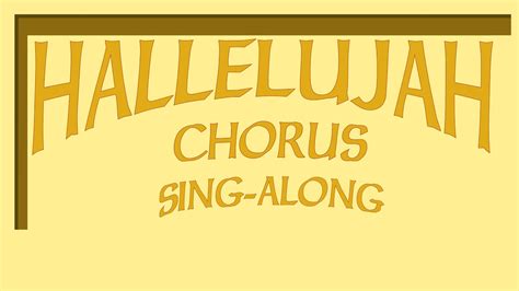 Hallelujah Chorus Satb Youtube