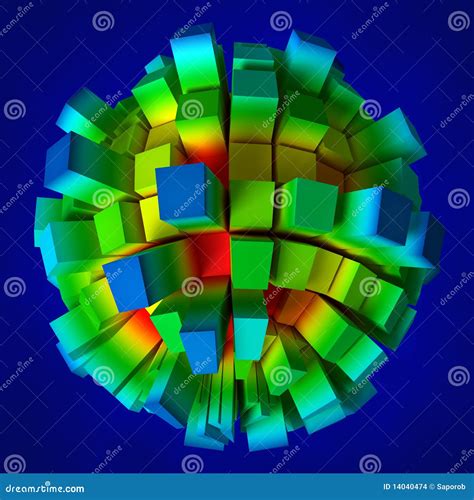 3d Abstract Sphere Stock Illustration Illustration Of Sphere 14040474