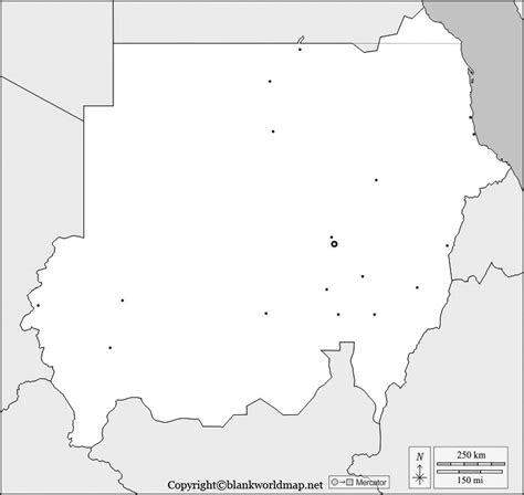 Printable Sudan Map Blank World Map