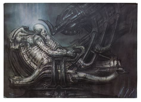 Lot Detail Hr Giger Signed Limited Edition Portfolio From Alien