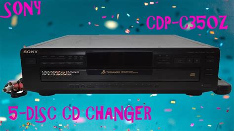 Sony 5 Disc Cd Compact Disc Changer Player System Digital Servo System