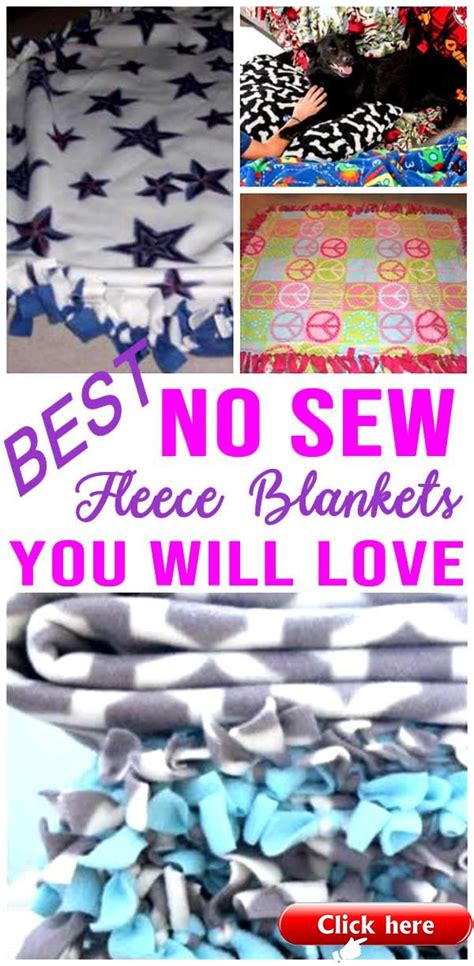 Diy No Sew Fleece Blankets 2019 Blanket Diy