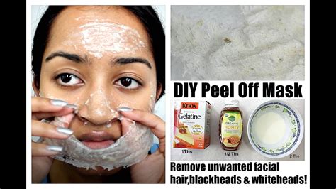 Remove Unwanted Facial Hair Blackheads And Whiteheads At Home Diy Peel